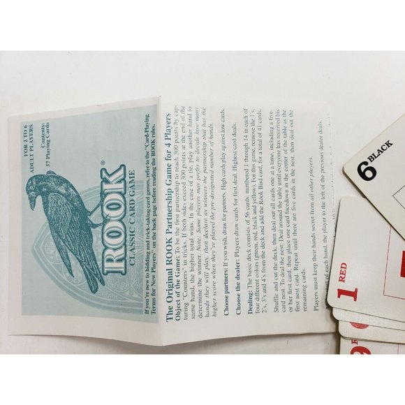 Rook Card Game 2001 2-6 players for Adults Complete - Picture 5 of 7